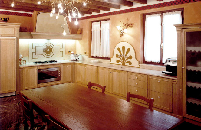 Oak kitchen
